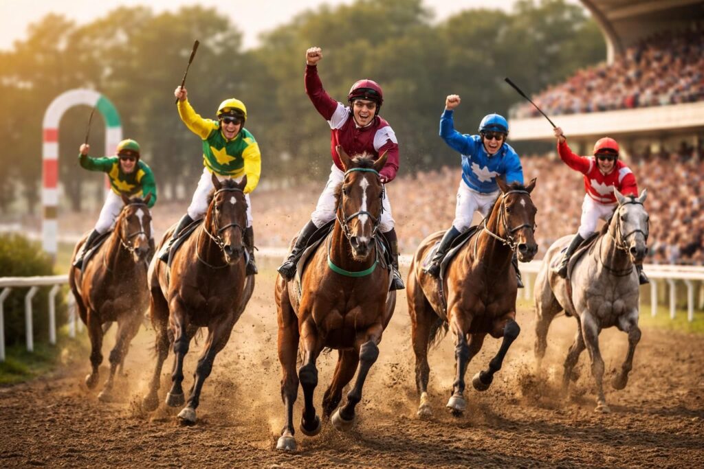 découvrez les résultats du quinté d'aujourd'hui et célébrez les exploits remarquables de certains jockeys lors d'une journée exceptionnelle.