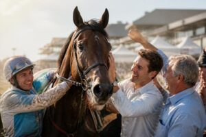 revivez les moments forts de la célébration du cheval de base des courses pmu d'hier, une journée riche en émotions et souvenirs inoubliables.